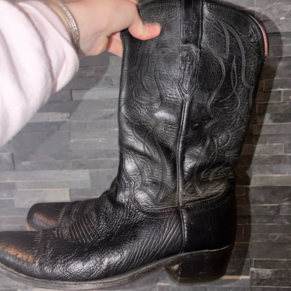 Lucchese Shark Leather Boots